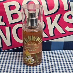 BBW Golden Mango Lagoon Fine Fragrance Mist Travel Size 2.5 oz.